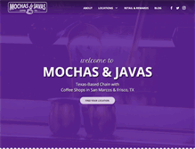 Tablet Screenshot of mochasandjavas.com